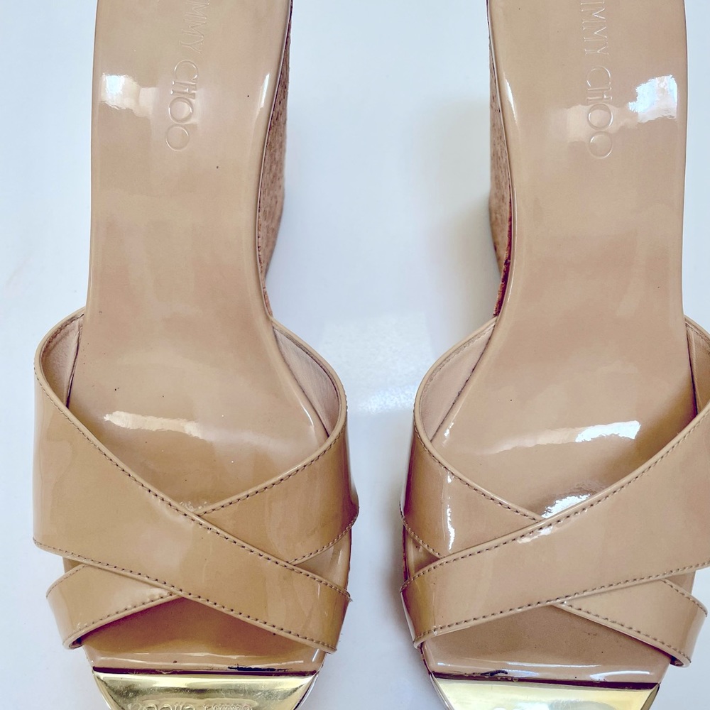 Jimmy Choo wedge platforms